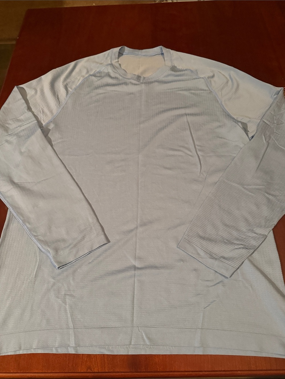lululemon athletica Light Blue Long-Sleeve Crew